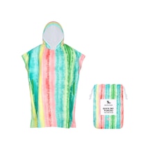 Dock And Bay Uv Korumalı Yetişkin Panço Design M Watermelon Sugar Çok Renkli
