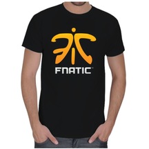 Fnatic E-Sports Club Siyah T-Shirt Erkek Tişört