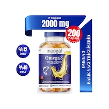 Maxigal Omega-3 Balık Yağı 200 Kapsül