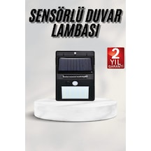 Mey İthalat Bahçe Aydınlatması Güneş Enerjili Led Işık Lamba Sensörlü Dekoratif 89644949