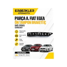 Parça A. Fıat Egea Ön Tampon Braketi Iç Yerli Sağ 2015- 52082387 - Erb900