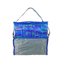Muhtelif Bag Mavi Gri Çift Katlı Çanta 40*40*20