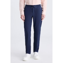 D's Damat Ds Damat Relaxed Fit Pilesiz Lacivert Diyogonal Tencel -pamuk Karışımlı Likralı Jogger Pantolon 4hc03ad05321m 101