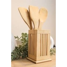 Bambu 5 Parça Kaşıklık Seti Ahşap