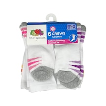 Fruit Of The Loom Crews Calcetas Çorap 6lı Paket L Çok Renkli
