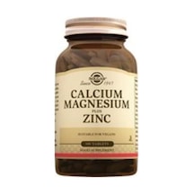 Solgar Calcium Magnesium Plus Zinc 100 Tablet 2li Paket
