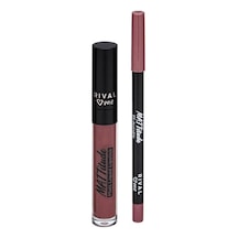 Mattitude Dudak Makyajı Seti, Mat Likit Ruj Ve Lipliner, No:05 Desirable, 2'li Belirtilmemiş