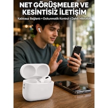 Gürültü Engelleme Teknolojili Bluetooth Kulaklık Adaptif Ses Ve Uzun Pil Süresi Yeni Nesil Mh-hs7747-0490