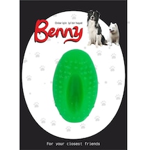 Benny Köpek Oyuncağı Sert Elips Top 8 x 4.5 CM