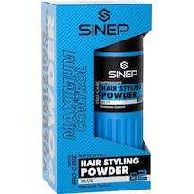 Sinep Toz Wax No:2 Extra Hold Mavi Blue Profesyonel Şekillendirme & Güçlü Tutuş 20 Gr