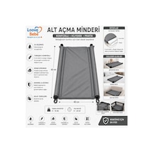 Bebek Alt Açma Minderi Bakım Örtüsü Silenebilir Kolay Kullanım 65 X40 Cm Gri