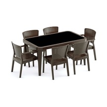 Bintaşmobilya Dış Mekan Bahçe Masa Sandalye Takımı (425990024) Venge