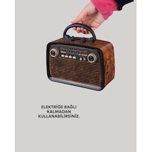 Bluetooth - 815 - Bağlantılı Tnabilir Hoparlör Fm/am Radyo Özellikli, Şarj Edilebilir Bat, - Muratech - 1 Kg