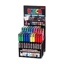 Uni-ball Markör Posca 0.7 Su Bazlı Poster 80 Li Set