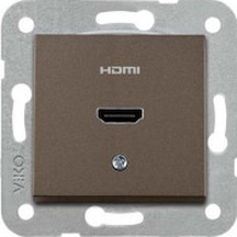 Viko Artline Novella Antrasit Hdmi Konnektör Prizi Çerçevesiz - 92605311