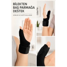 Metal Destekli El Bilekliği Ateli Başparmak Destekli De Quervain Bilek Desteği Çok Renkli