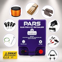 Pars Volt 10000 M2 Elektrikli - Sensörlü Elektrikli Çit Sistemi Ahşap Kazık Dahil