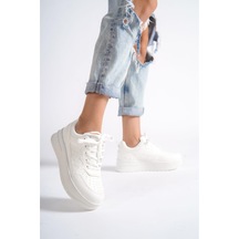 Mubiano Mbnk160-bb Kadın Kalın Taban Beyaz/beyaz Sneaker & Spor Ayakkabı Beyaz/beyaz
