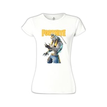 Fortnite - Wolf Beyaz Kadın Tshirt 001