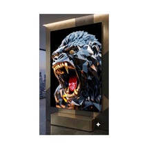 4mm Tamperli Uv Baskı Kırılımaz Cam Tablo Ev Ofis Duvar Dekor Hediyelik Tablo King Kong Premium Marka Özel Tasarım Sağlam Canlı Deluxe Gerçek Cam A Uhd Baskı