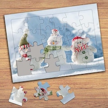 Minik Kardam Adamlar Çocuklara Özel Puzzle Yapboz Tablo-17661