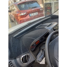 2012-2020 Modellerine Uygun Fiat Fiorino Torpido Koruma Halısı Siyah Kenar Renk Siyah