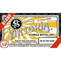 56 Altın Sarı Renk Kumaş Boyası Viktoria