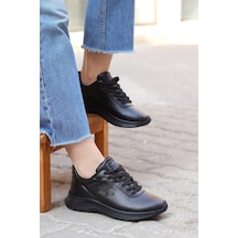 Jump Comfort Cilt Rahat Taban Unisex Sneaker Spor Ayakkabı 867800000742 01 Siyah Siyah