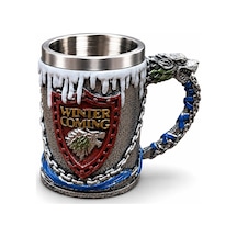 Game Of Thrones Tasarımlı 3d Paslanmaz Çelik Kupa Bardak Alk6507