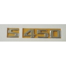 Mercedes Uyumlu Yazı S 450 Krom
