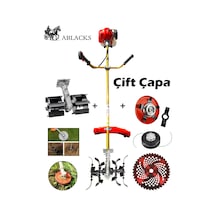 Ablacks C-52 Yan Tırpan + Toprak Çapalama Aparatı + Toprak Karıştırıcı 2 Adet Çapa