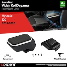 S-dizayn Hyundai İ20 Kol Dayama Kolçak Abs Vidalı Gri 2014-2020 A