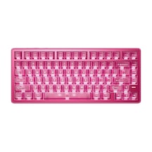 Vgn Neon 75 Sc Super Competitive Hall Effect Mekanik Klavye Tianba-rose Red Frosted Trans