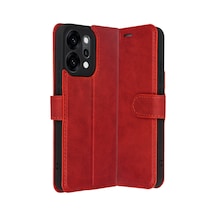 Newface - 916 - Oppo Reno 14 Trend S Plus Kapaklı Kılıf - Aconcept - - Kırmızı