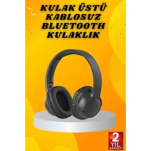 Kulak Üstü Bluetooth Kulaklık Ayarlanabiilir Uzun Pil Ömrü Kablosuz 5.0 Bluetooth