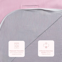 Diawoo Cocoon 4 Mevsim Merino Uyku Tulumu,org. Pamuk Dış Yüzey , 0 - 12 Ay Ayarlanabilir Pembe Pembe 0 - 1 Yaş