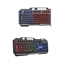 Mey İthalat Gaming Klavyesi Led Aydınlatmalı Mekanik Hisli