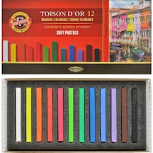 Koh-I-Noor Toison Dor Soft Pastel Köşeli 12Li 8582