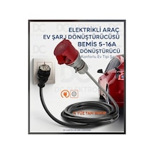 Araç Şarj Cihazı Dönüştürücü 3x6mm 20 Metre Hes Kablolu 5-16a Dönüştürücü Uzatma Seyyar Dikkat 5-32a Değildir - 920235851