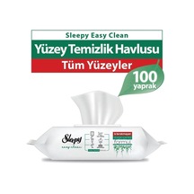Sleepy Easy Clean Yüzey Temizlik Havlusu 100 Yaprak Tekli