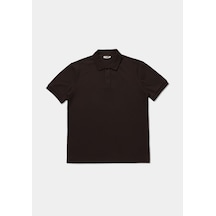 Colin's Colins Regular Fit Polo Yaka Düz Erkek Kahverengi Kısa Kol Tişört Cl1080247 Q1.v2 Brw