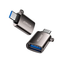 Joyroom S-h151 Type-c Male Usb Female Preto Adapter Sku: Zeus8690010141293