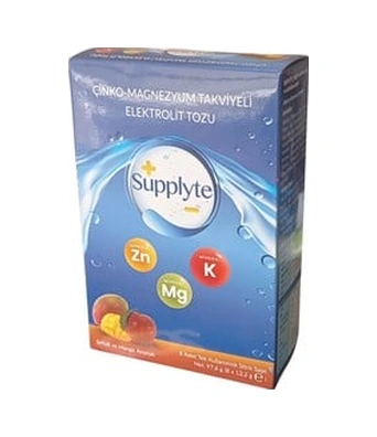 Supplyte Çinko Magnezyum Takviyeli Elektrolit Saşe Şeftali Mango Diğer