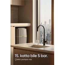 Lina Pro Pompalı Kapalı Kasa 2,2 Galon 8 Litre Nsf Onaylı Filtre Seti Evsel Su Arıtma