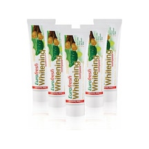 Farmasi Euro Fresh Whitening Aloe Veralı Misvaklı Beyazlatıcı Diş Macunu 5 x 112 G