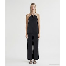 Yargıcı Geniş Normal Bel Pantolon 26ykpn3042p 001 Siyah