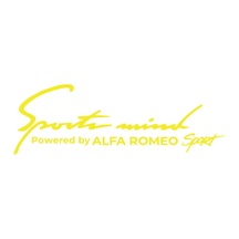 Sports Mind Alfa Romeo Sports Sticker 17x17 Cm Sarı