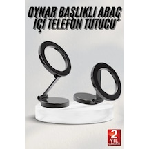 Mey İthalat Araç Içi Telefon Tutucu İos Uyumlu Magsafe Manyetik Mıknatıslı