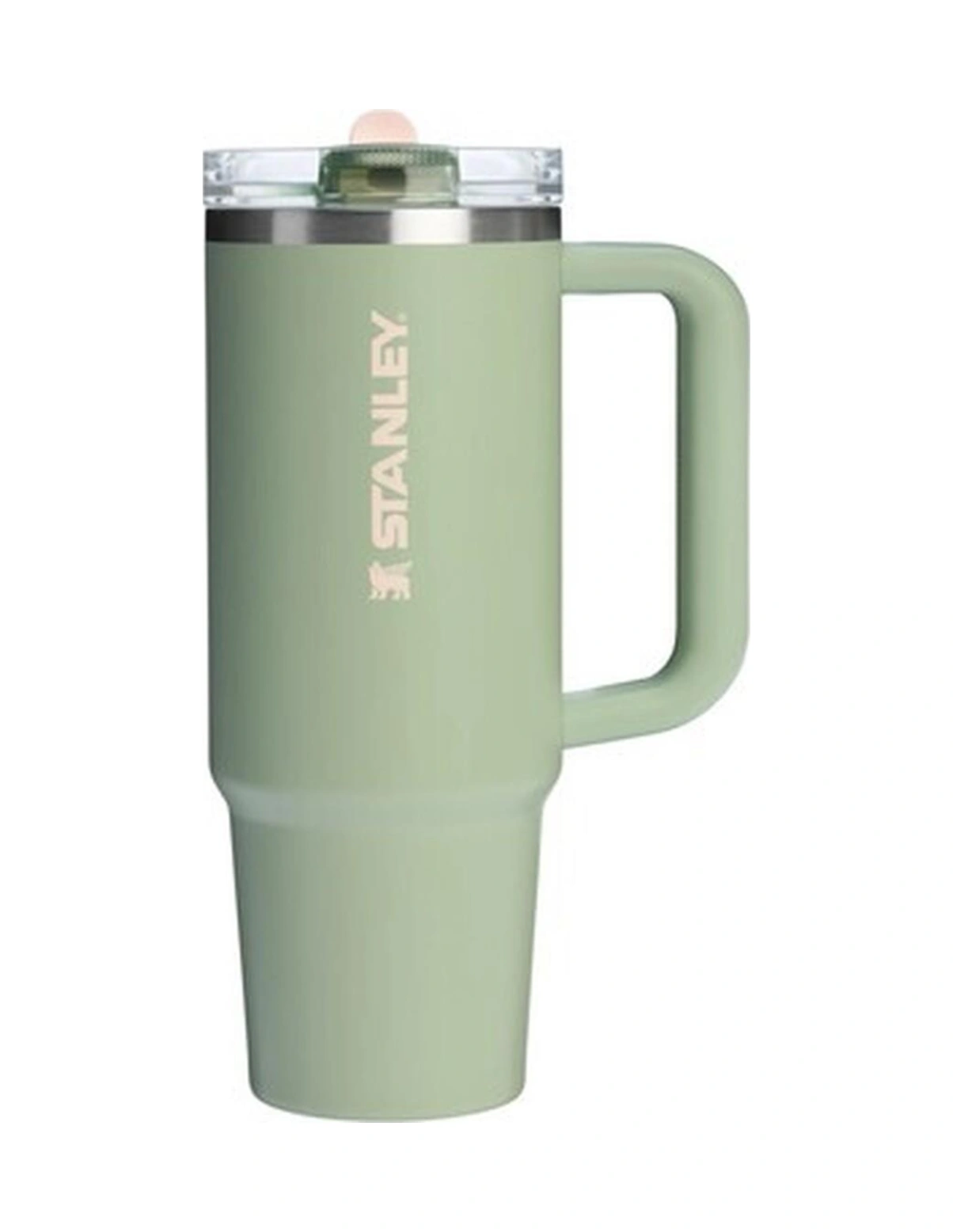 Stanley The Quencher Protour Flip Straw Tumbler 1,18 Litre Lichen 40 Oz Sızdırmaz Pipetli Termos Siyah - Yeşil