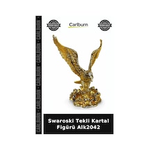 Özel Üretim Kristal Koleksiyon Dekoratif Figür Masaüstü Süs Swaroski Tekli Kartal Figürü Alk2042